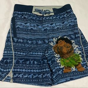 Boys’ Disney Maui Blue Swim Shorts sz. 5-6 (Like New)